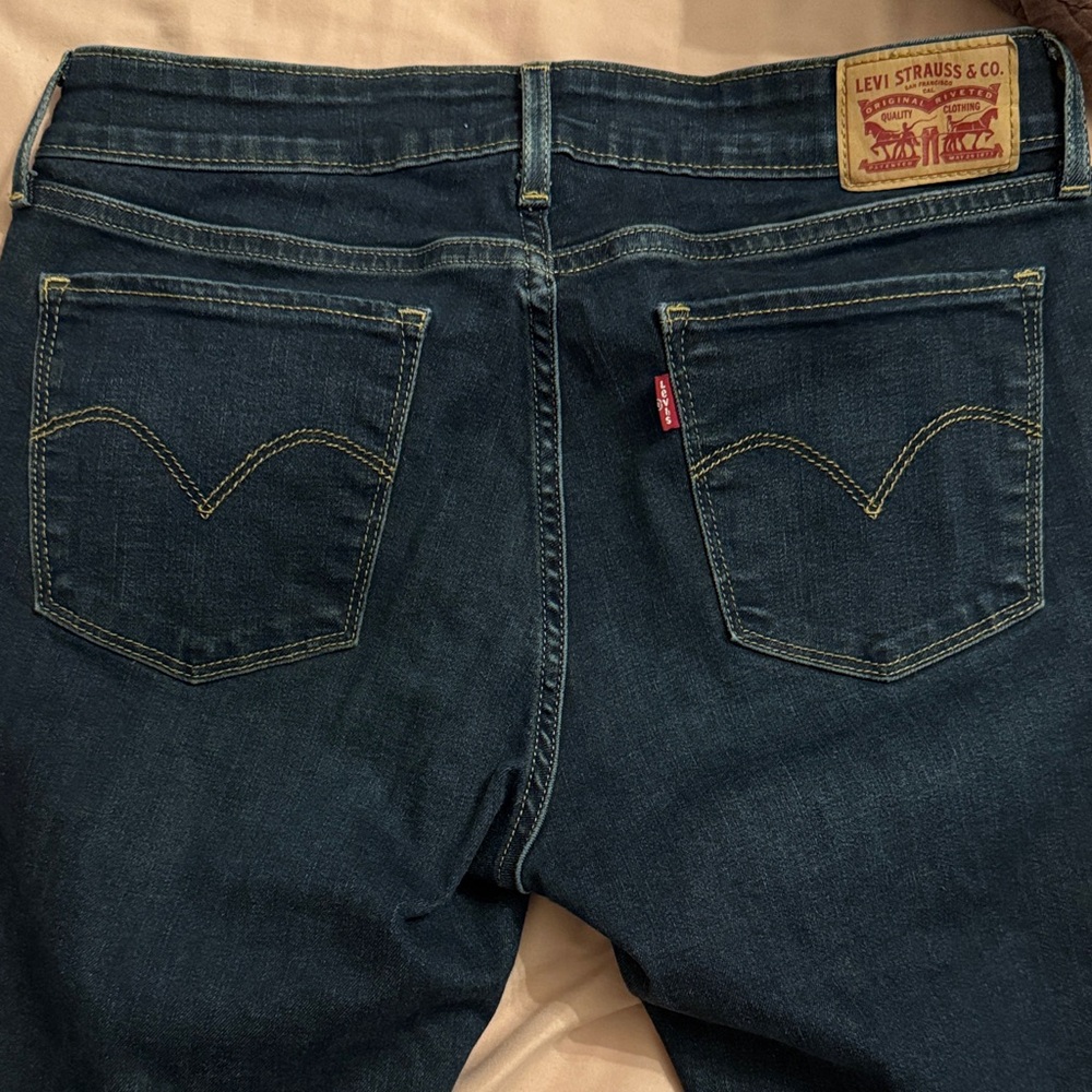 Levi's Women’s 715 boot cut Dark Blue Jeans